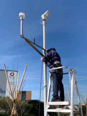 超音波風向風速無線監視警報システム（埼玉）-システム計測のセネコム